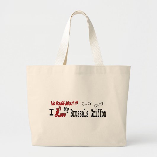 Brussels Griffon Gifts Grote Tote Bag (Voorkant)
