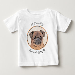 Brussels Griffon gladde schilderijen originele hon