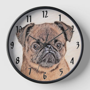 Brussels Griffon gladde schilderijen originele hon