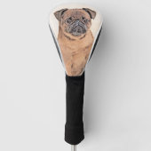 Brussels Griffon gladde schilderijen originele hon Golfheadcover (Voorkant)