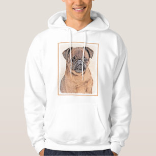 Brussels Griffon gladde schilderijen originele hon Hoodie