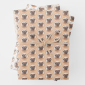 Brussels Griffon gladde schilderijen originele hon Inpakpapier Vel (In situ)