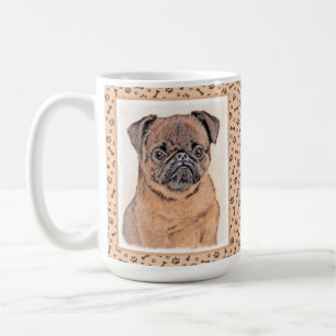 Brussels Griffon gladde schilderijen originele hon Koffiemok
