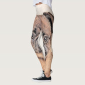 Brussels Griffon gladde schilderijen originele hon Leggings (Links)