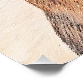 Brussels Griffon gladde schilderijen originele hon Perfect Poster (Hoek)