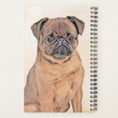 Brussels Griffon gladde schilderijen originele hon Planner (Achterkant)