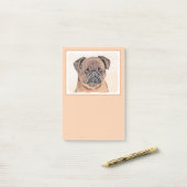 Brussels Griffon gladde schilderijen originele hon Post-it® Notes (Op bureau)