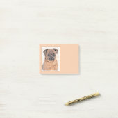 Brussels Griffon gladde schilderijen originele hon Post-it® Notes (Op bureau)