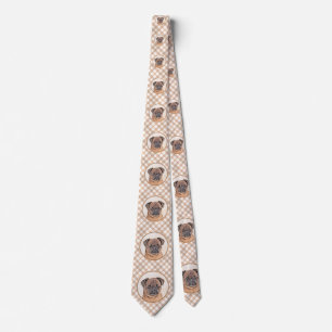 Brussels Griffon gladde schilderijen originele hon Stropdas