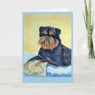 Brussels Griffon Greeting Cards Kaart