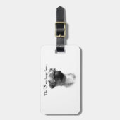 Brussels Griffon Happy Face Bagagelabel (Voorkant verticaal)
