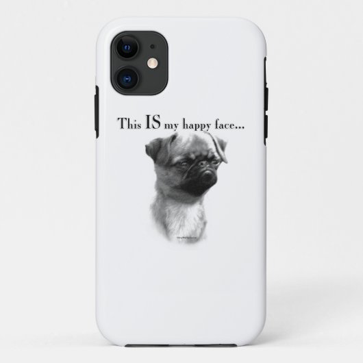 Brussels Griffon Happy Face Case-Mate iPhone Case (Achterkant)