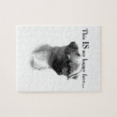 Brussels Griffon Happy Face Legpuzzel (Horizontaal)