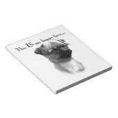 Brussels Griffon Happy Face Notitieblok (Schuin)