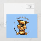 Brussels Griffon heeft alles over mij Briefkaart (Voorkant / Achterkant)