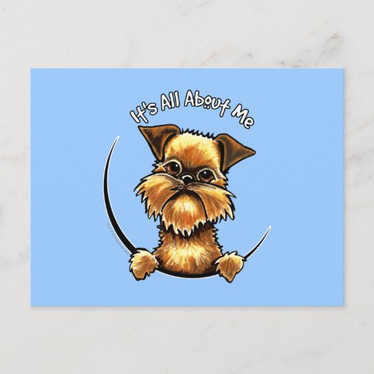 Brussels Griffon heeft alles over mij Briefkaart (Voorkant)