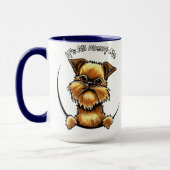 Brussels Griffon heeft alles over mij Mok (Links)