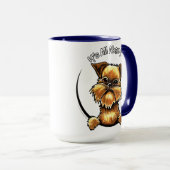 Brussels Griffon heeft alles over mij Mok (Voorkant rechts)