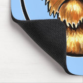 Brussels Griffon heeft alles over mij Muismat (Hoek)