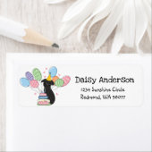 Brussels Griffon Hond Verjaardag Retouradres Label (Insitu)