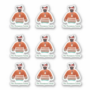 Brussels Griffon Hondenfamilie Verschrikkelijke Ke Sticker