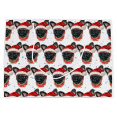 Brussels Griffon hondenras Kerstmis Groot Cadeauzakje (Voorkant)