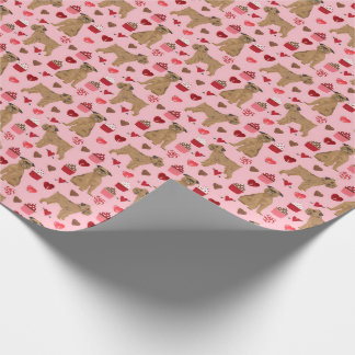 Brussels Griffon Love Valentijns Gift Wrap Cadeaupapier