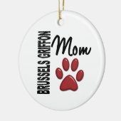 Brussels Griffon Ma 2 Keramisch Ornament (Links)