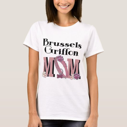 Brussels Griffon MOM T-shirt (Voorkant)