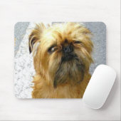 Brussels Griffon Mousepad Muismat (Met muis)