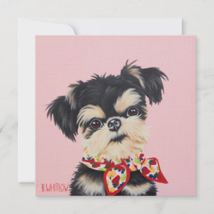 Brussels Griffon Note Cards Notitiekaartje