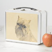 Brussels Griffon Painting - Cute Original Dog Art (In situ)