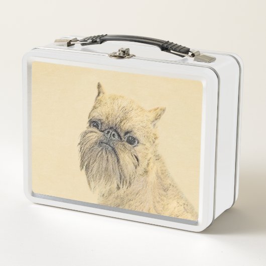 Brussels Griffon Painting - Cute Original Dog Art (Voorkant)