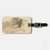 Brussels Griffon Painting - Cute Original Dog Art Bagagelabel (Voorkant horizontaal)