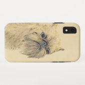 Brussels Griffon Painting - Cute Original Dog Art Case-Mate iPhone Case (Achterkant (horizontaal))