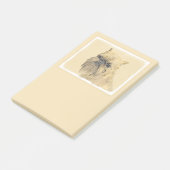 Brussels Griffon Painting - Cute Original Dog Art Post-it® Notes (Schuin)