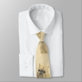 Brussels Griffon Painting - Cute Original Dog Art Stropdas (Gebonden)