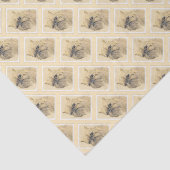 Brussels Griffon Painting - Cute Original Dog Art Tissuepapier (Detail)