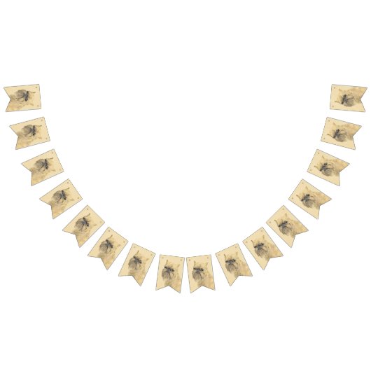 Brussels Griffon Painting - Cute Original Dog Art Vlaggetjes (Alle)