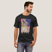 Brussels Griffon Patriotic Dog USA Pride American T-shirt (Voorkant volledig)