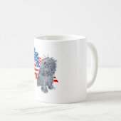 Brussels Griffon Patriottisch Koffiemok (Voorkant rechts)
