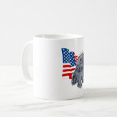 Brussels Griffon Patriottisch Koffiemok (Voorkant links)