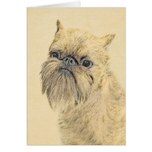 Brussels Griffon Schilderij - Originele Honden Kun