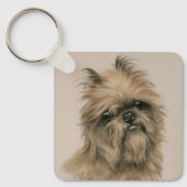 Brussels Griffon Sleutelhanger (Voorkant)