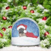 Brussels Griffon Sneeuwbol (Kerstmis)