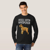 Brussels Griffon Whisperer Dog T-shirt (Voorkant volledig)