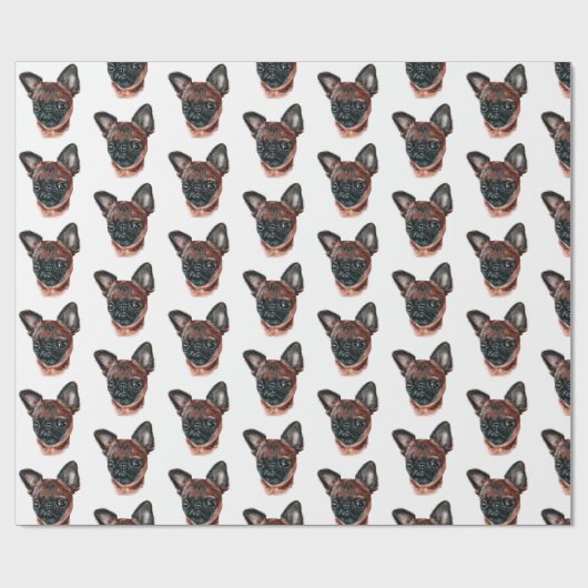 Brussels Griffon Wrapping Paper Cadeaupapier (Vlak)