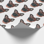 Brussels Griffon Wrapping Paper Cadeaupapier (Hoek)