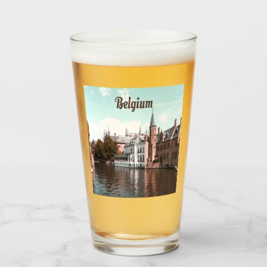 Brussels Kanaal Glas (Voorkant gevuld)