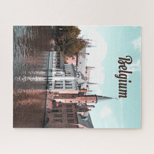 Brussels kanaal legpuzzel (Horizontaal)